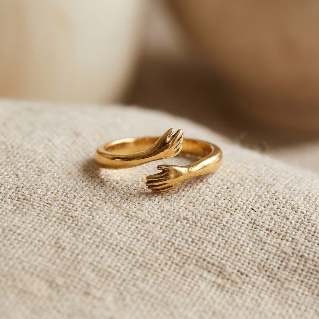 Hug Hands Ring | Minimalist Ring