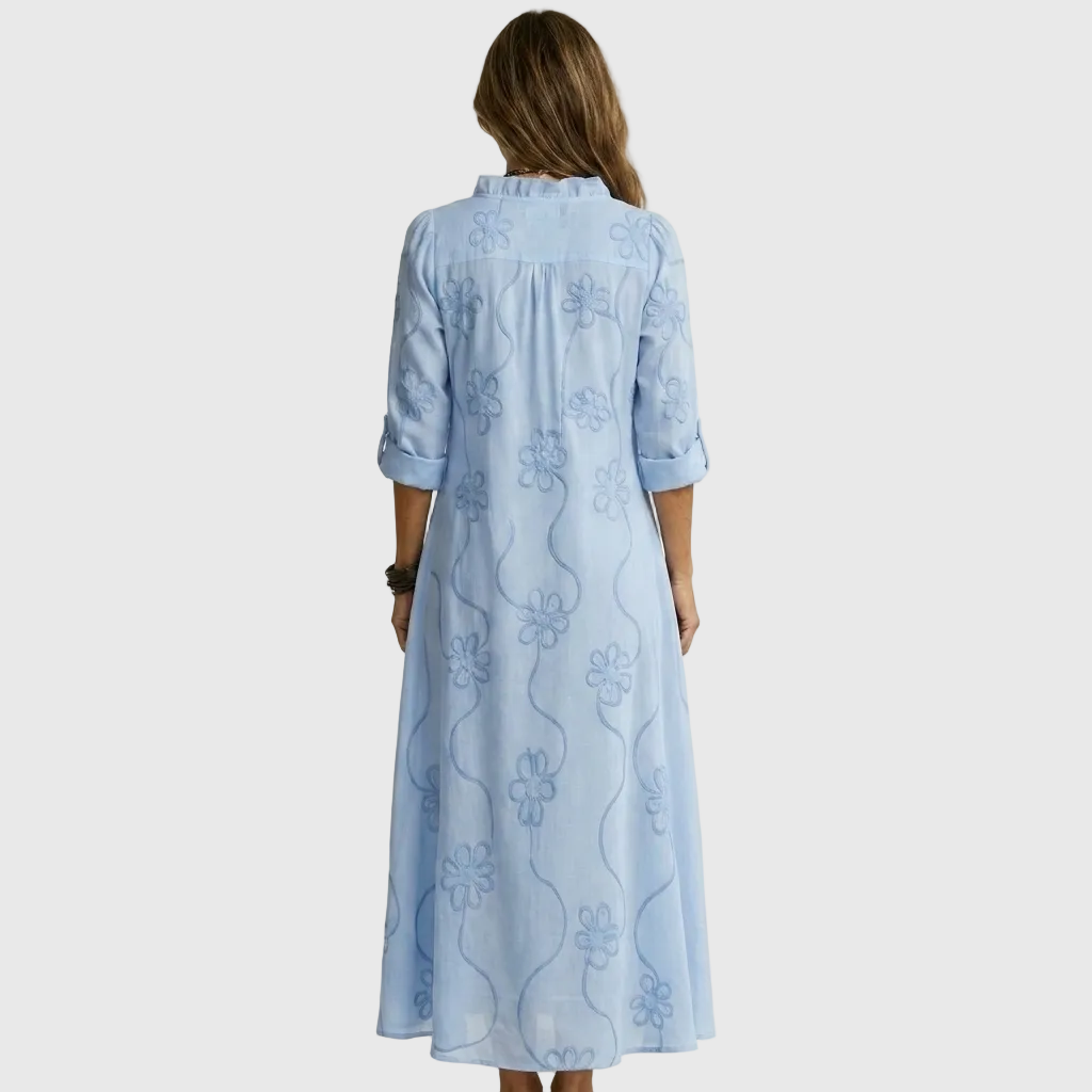Aveline™ | Relaxed Shirt Midi Dress