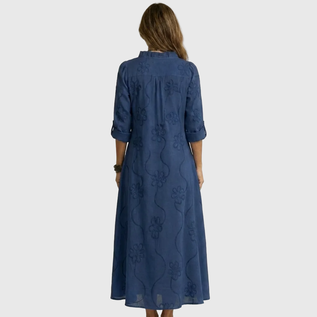 Aveline™ | Relaxed Shirt Midi Dress