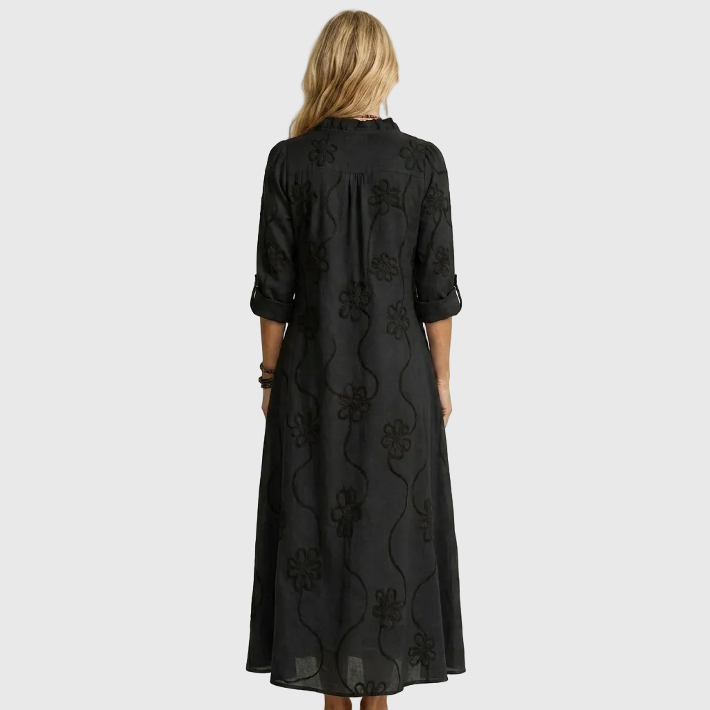Aveline™ | Relaxed Shirt Midi Dress