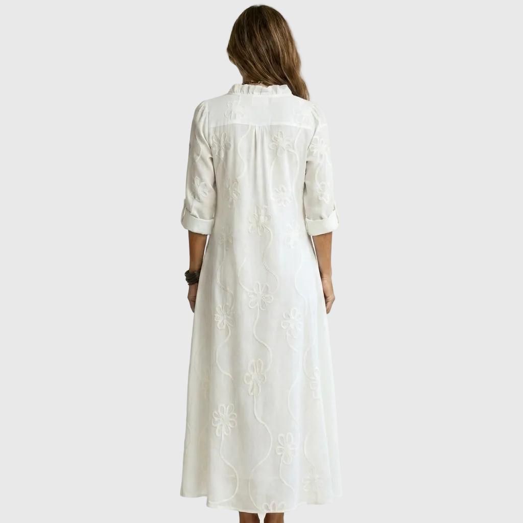 Aveline™ | Relaxed Shirt Midi Dress