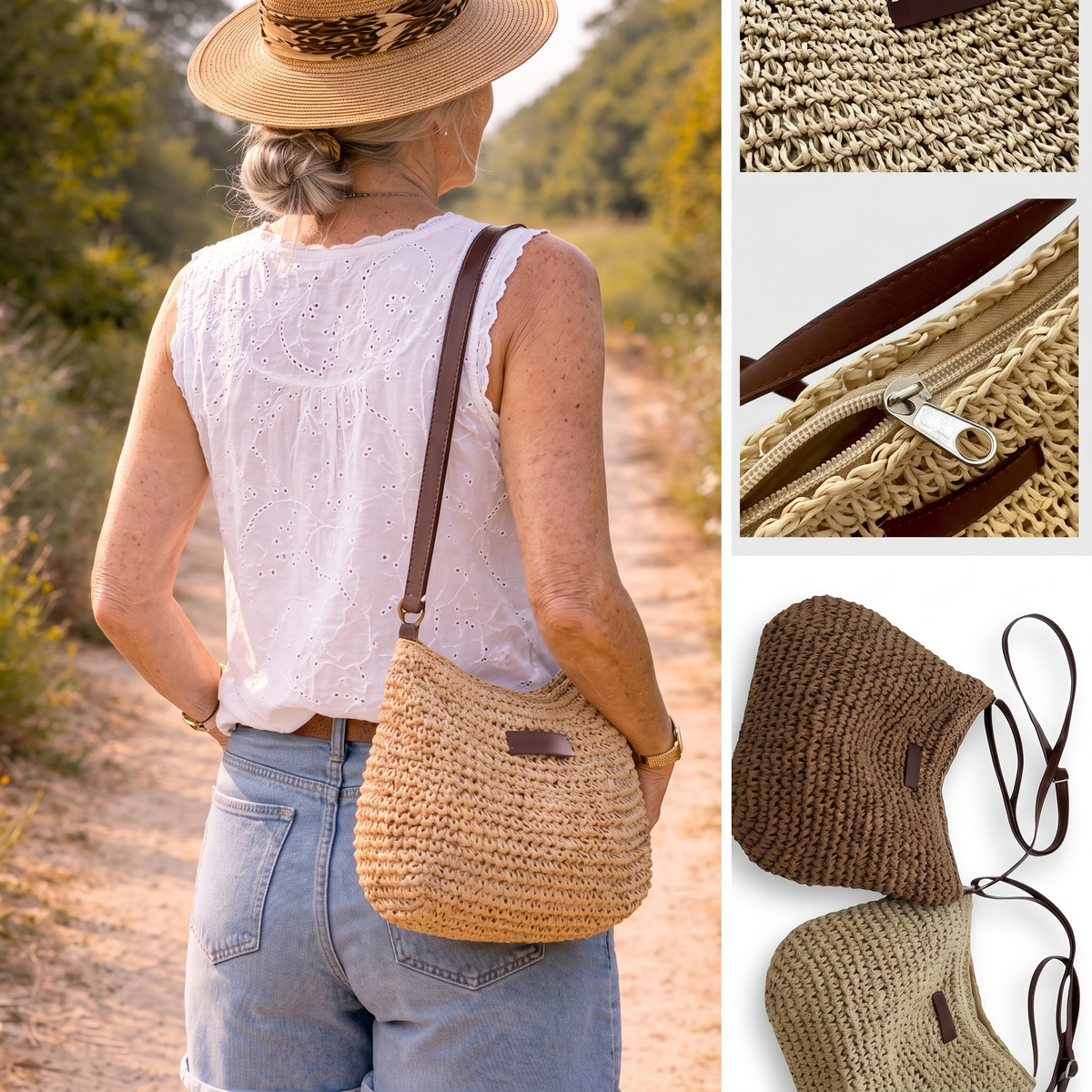 Jane | Elegant Woven Bag