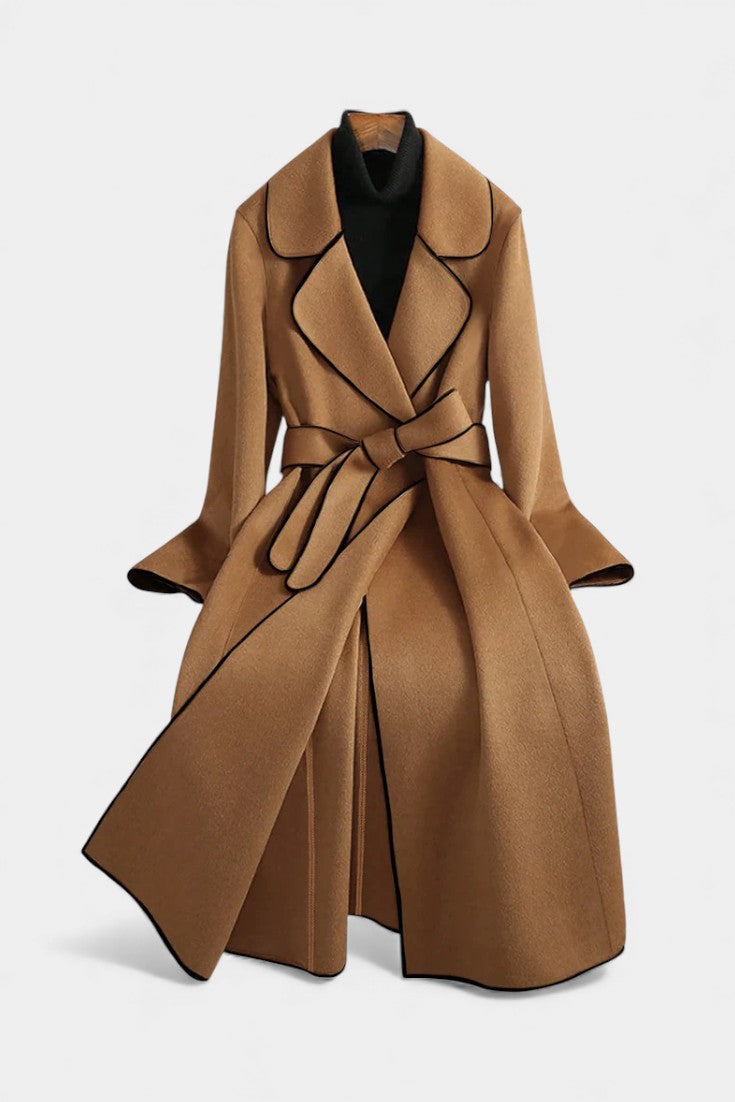Marguerite | Belted Longline Coat