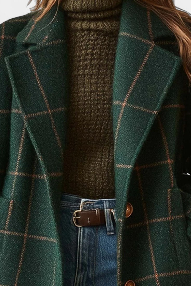 Octavia | Tailored Checked Coat