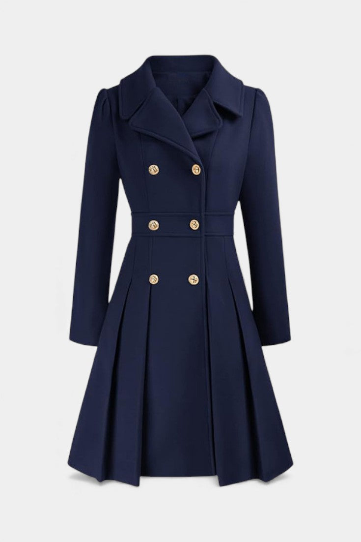 Ottilie | Double-Breasted A-Line Coat