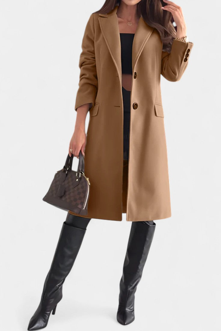 Vivienne | Tailored Mid-Length Coat