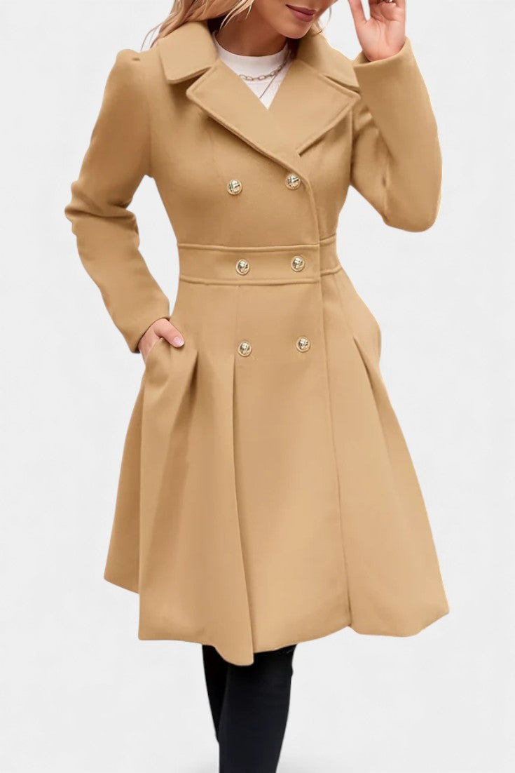 Ottilie | Double-Breasted A-Line Coat
