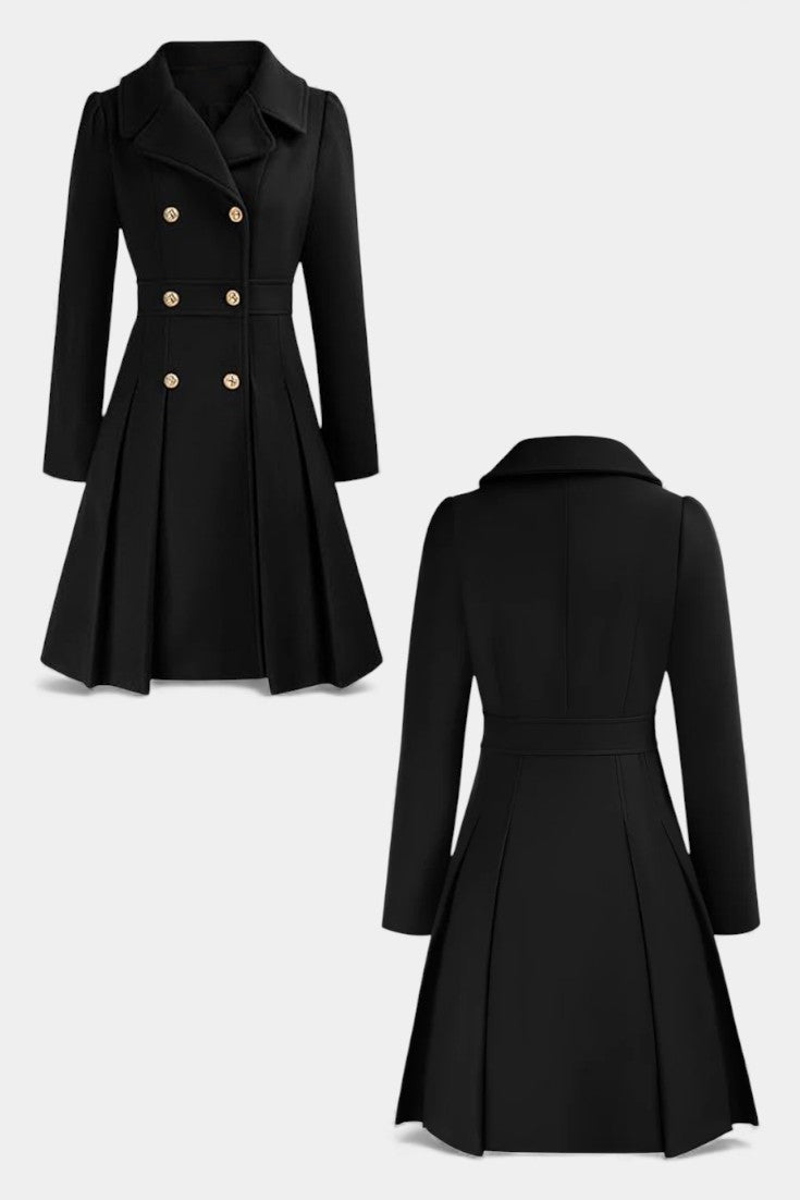 Ottilie | Double-Breasted A-Line Coat