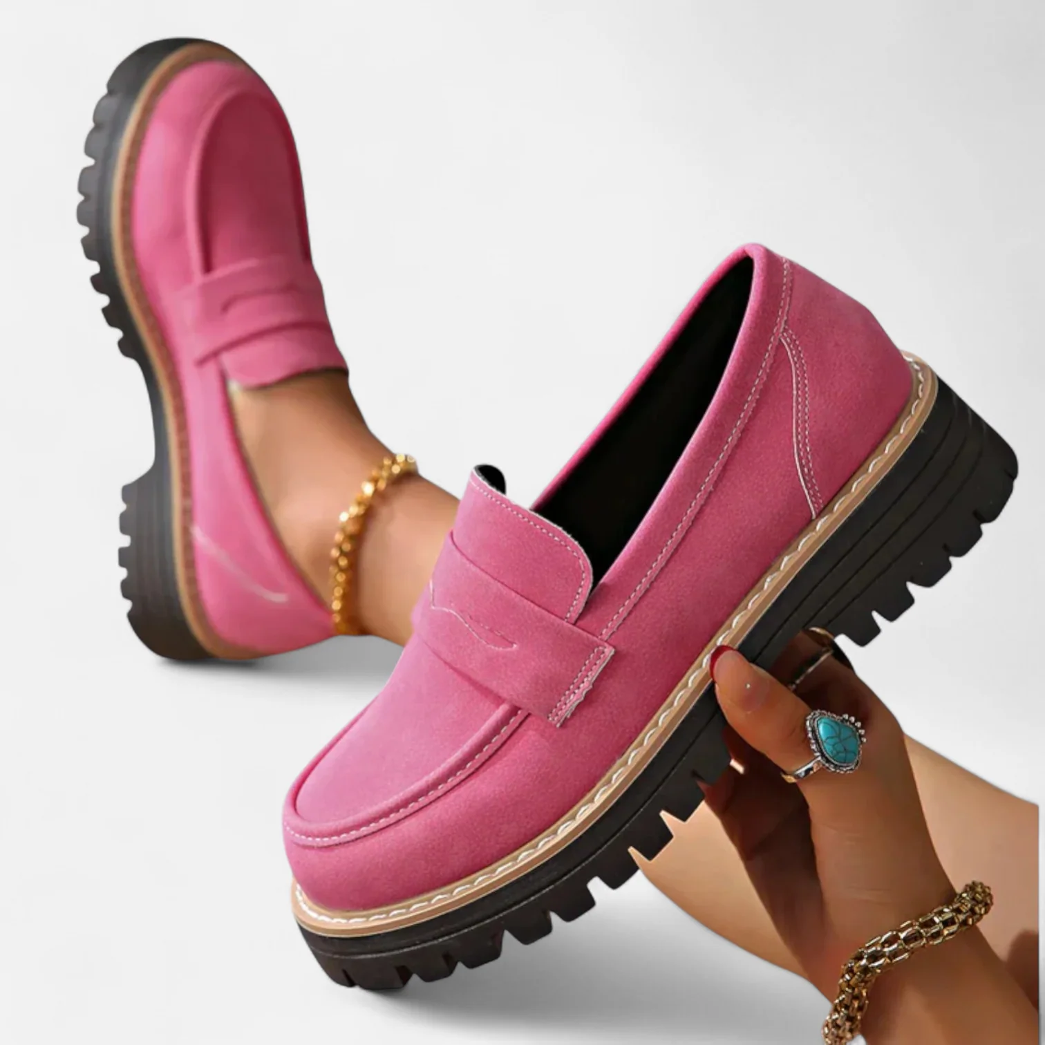 June | Chunky Sole Loafers