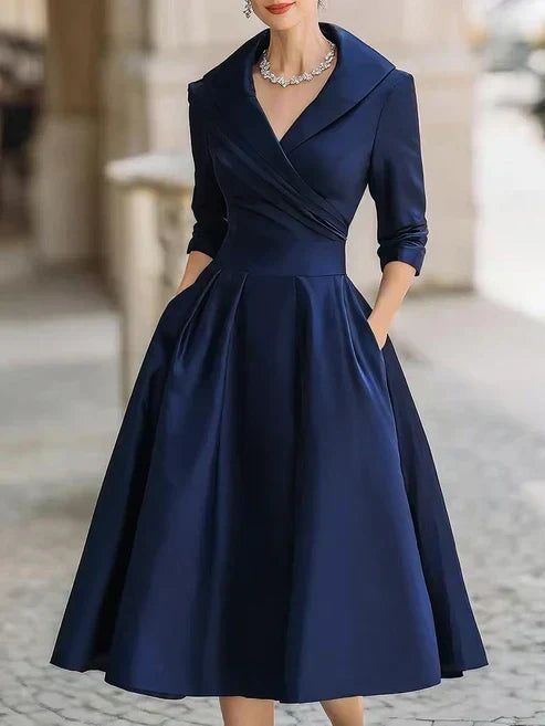 Aveline™ | Elegant Satin Dress