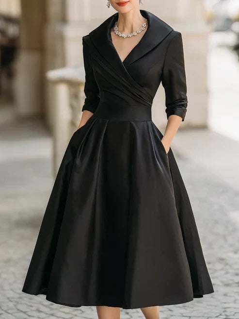 Aveline™ | Elegant Satin Dress