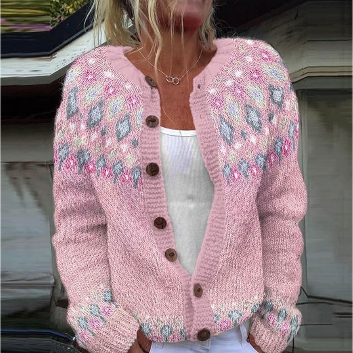 Mira | Pink Comfort Cardigan