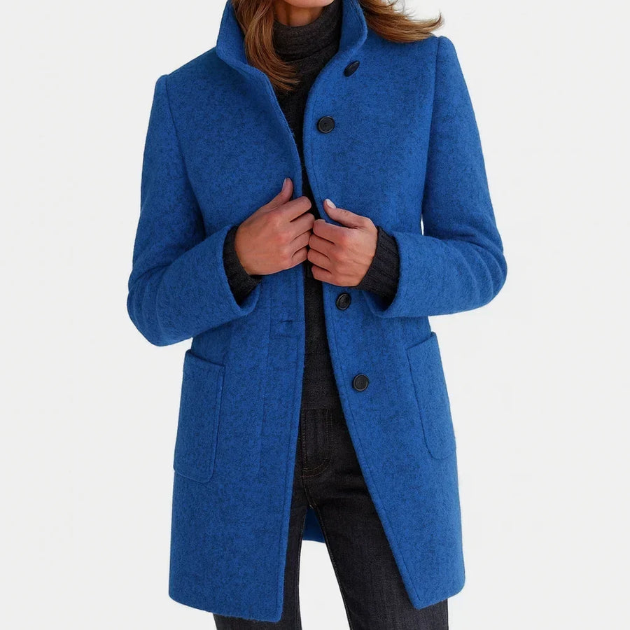 Evelina | Stand Collar Coat