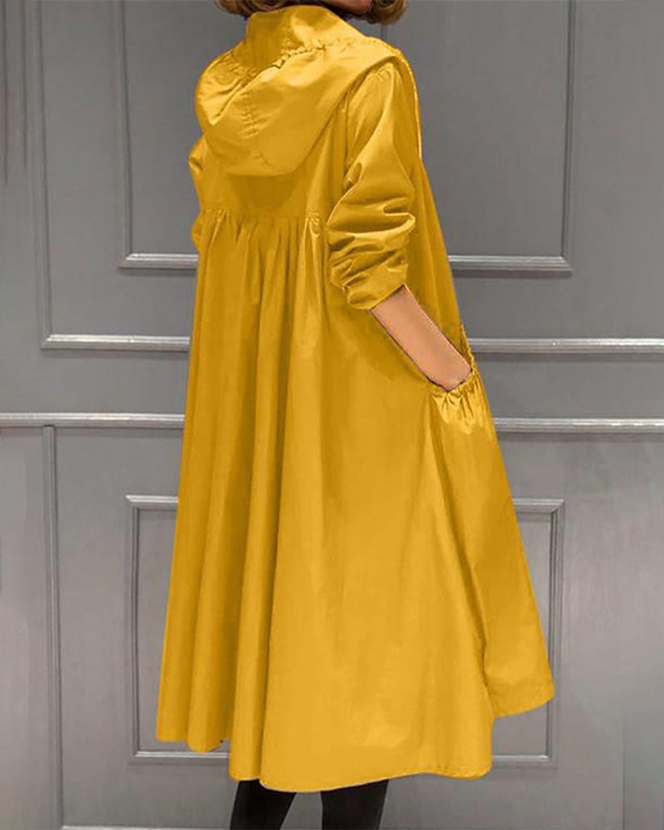 Cornelia | Hooded Longline Trench Coat
