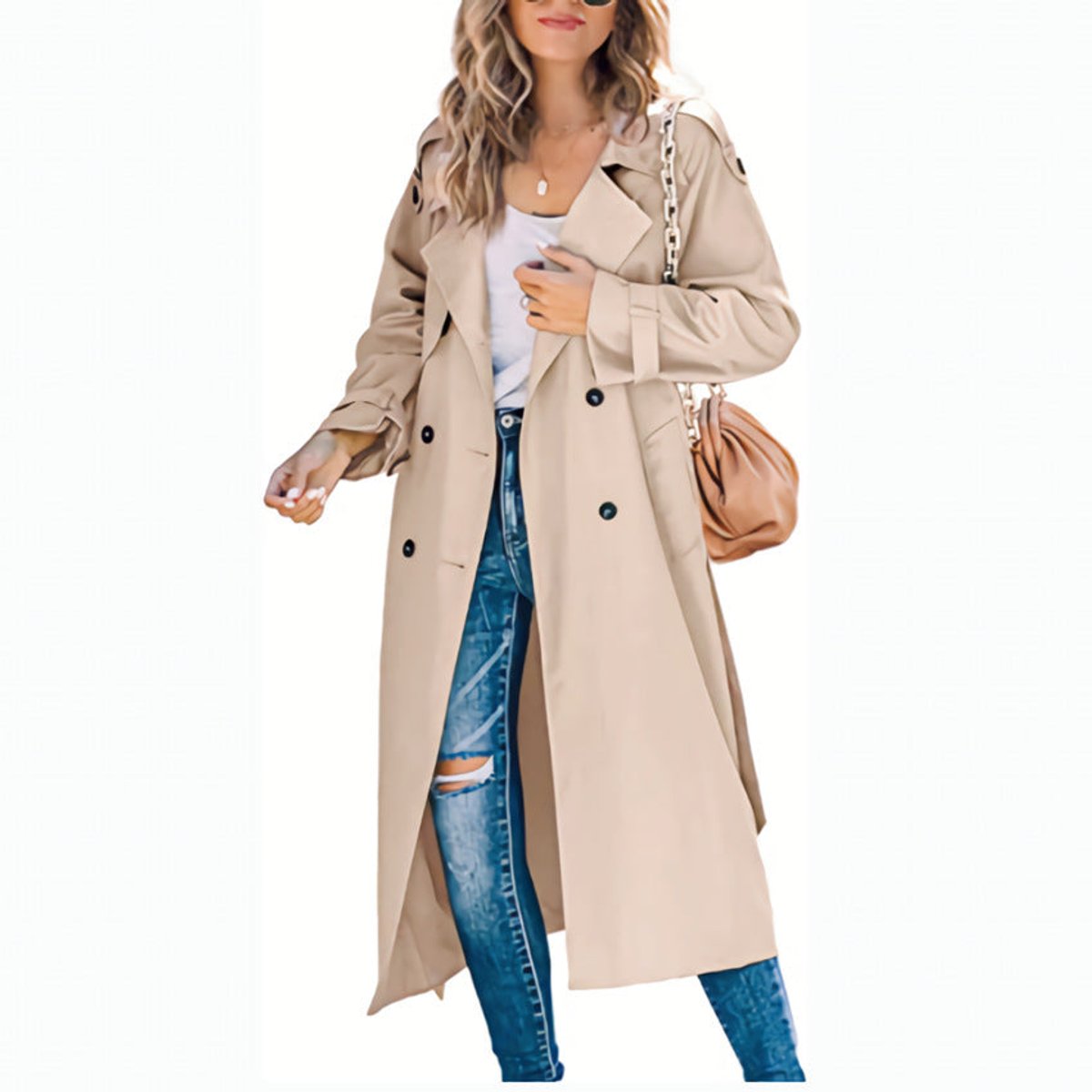 Camilla | Belted Longline Trench Coat