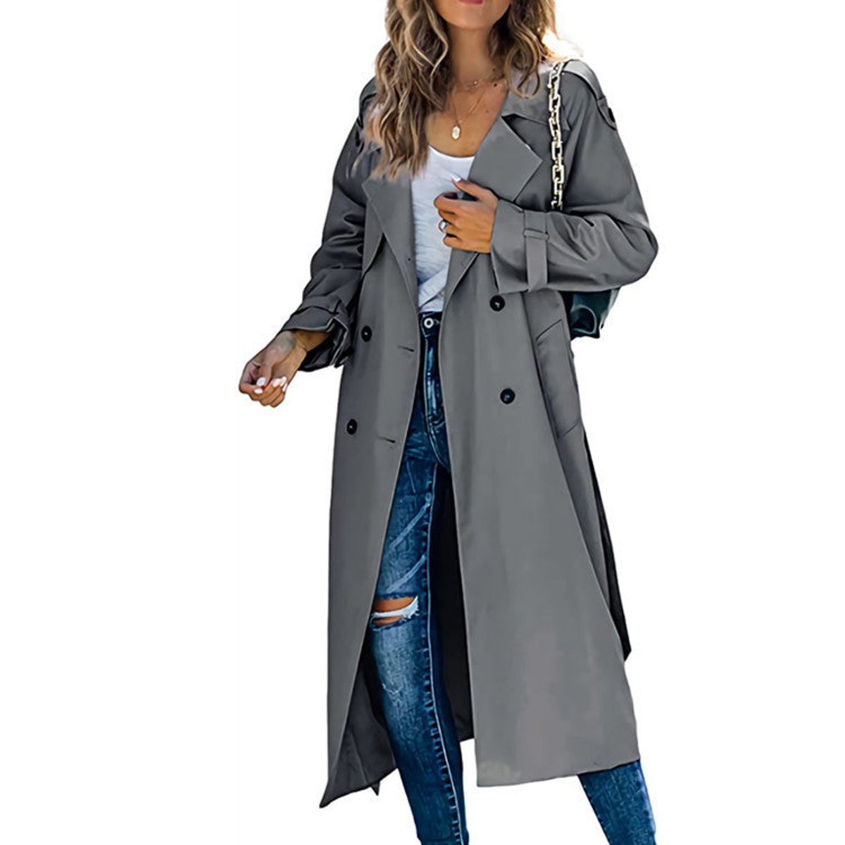 Camilla | Belted Longline Trench Coat