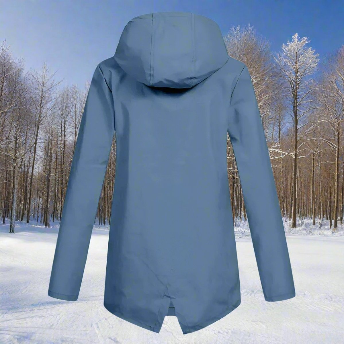 Juno | Hooded Longline Rain Jacket
